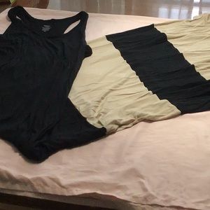 EUC racer back maxi dress